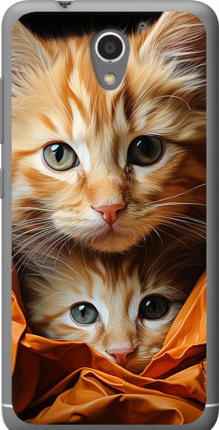 Чехол на ZTE A510 Котики 2 (5664u-432-42517)