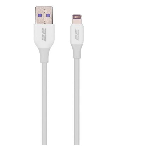 Кабель заряджання/синхронізації 2E 2E-CCAL-WH USB-A-Lightning Glow 1 м Білий (582387)