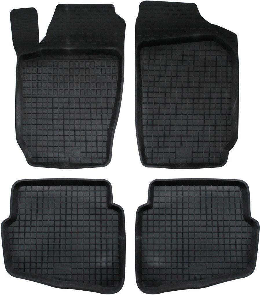 Коврики автомобильные в салон Polytep Skoda Fabia I-II с 99-14 г.в. 4 шт. Черный (15292984)