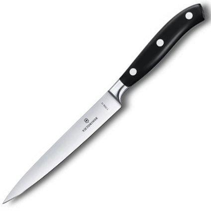 Нож кухонный Victorinox Grand Maitre Carving для мяса 15 см Black (Vx77203.15G)