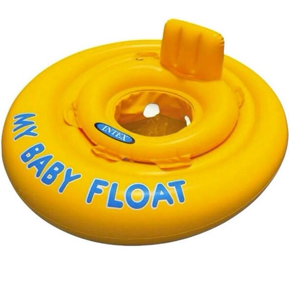 Надувний пліт дитячий Intex My Baby Float 70 см 6-12 міс. Жовтий (28443301) - фото 2 Надувний пліт дитячий Intex My Baby Float 70 см 6-12 міс. Жовтий (28443301) - фото 2