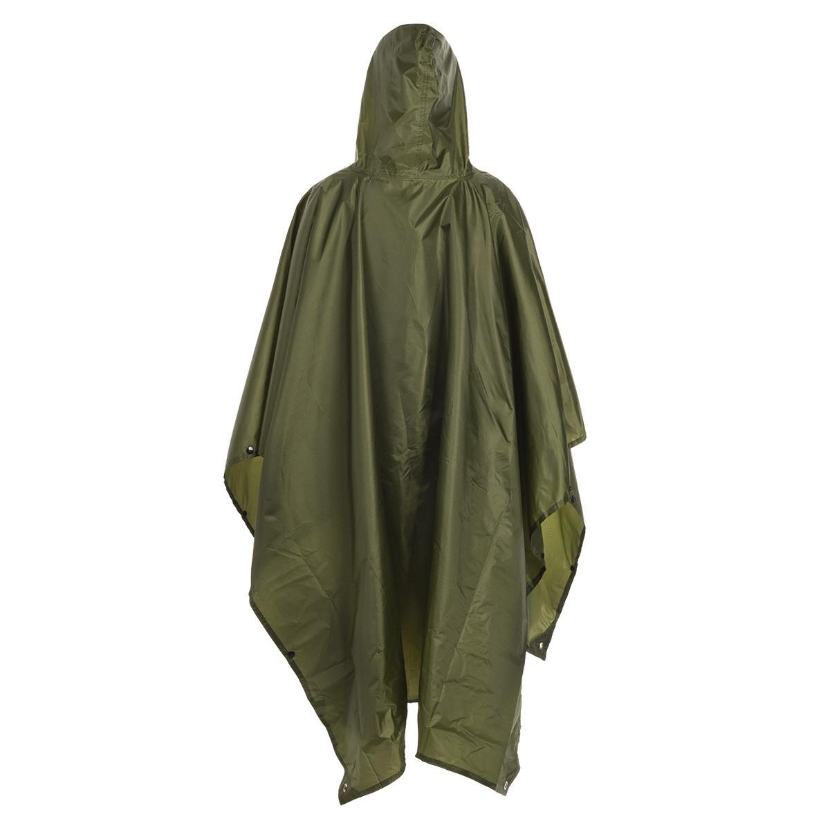 Дощовик унісекс Badger Outdoor Rain Poncho Ripstop 140х211 см Olive (BO-PNRC-OLV) - фото 3