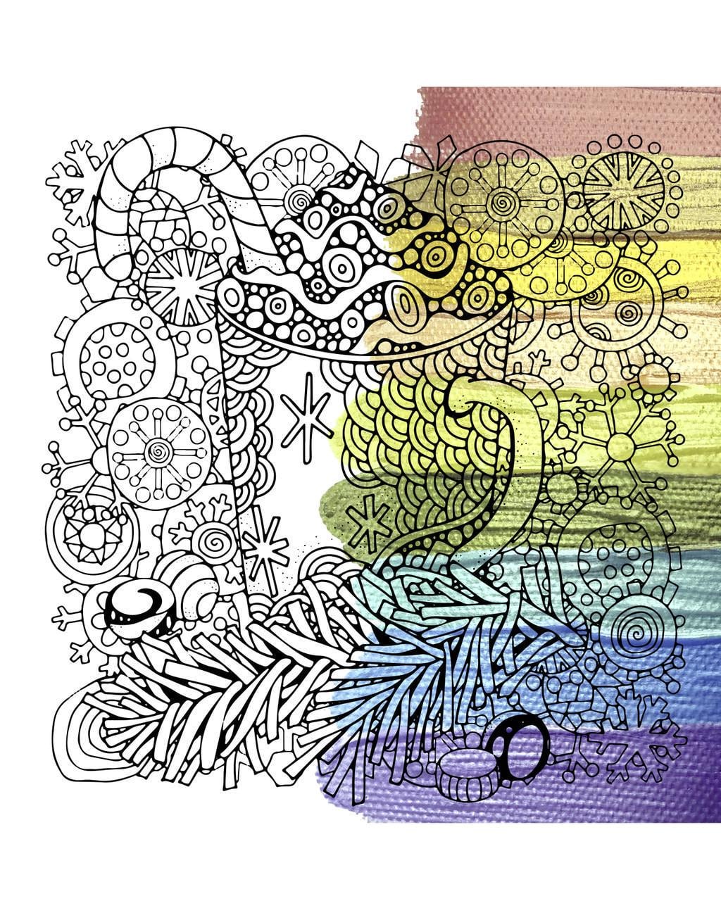 Картина антистресс Сладкий праздник 40x50 см (1751611303)