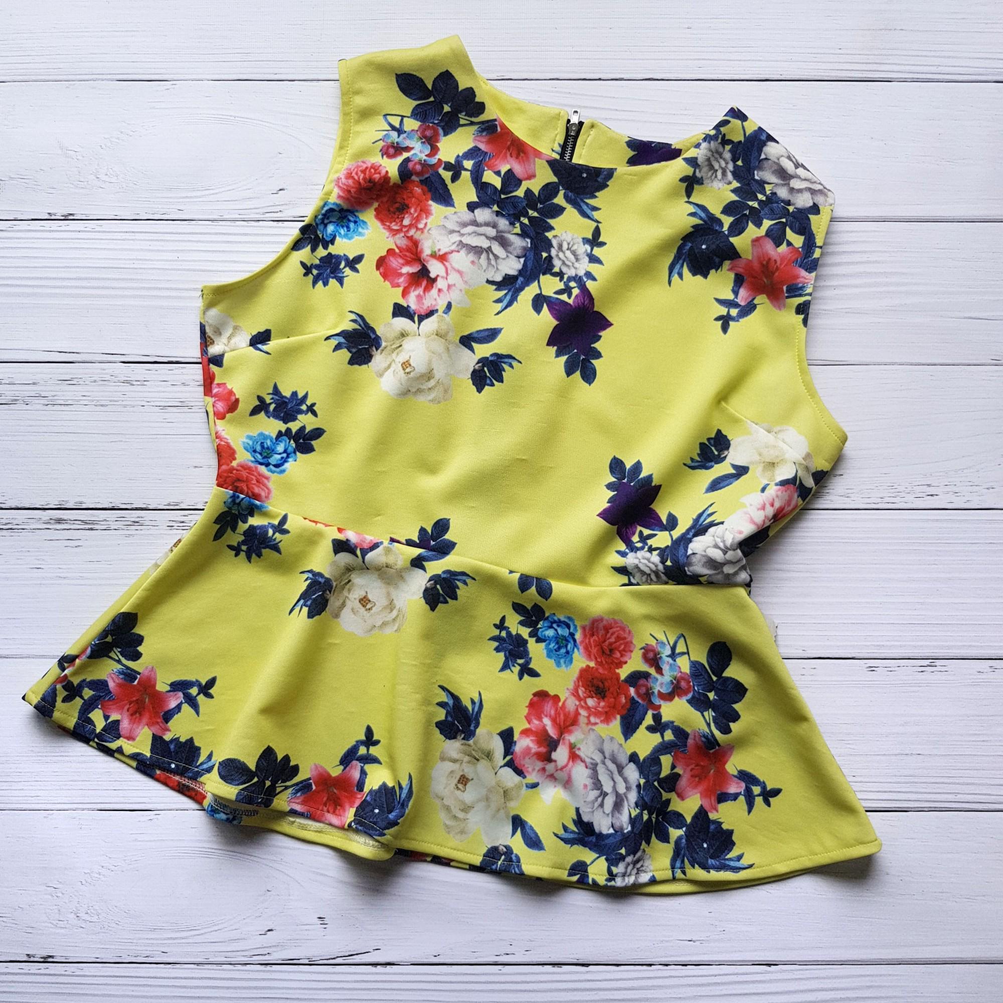 Блуза літня без рукавів Alice Fashion XL Жовтий (661)