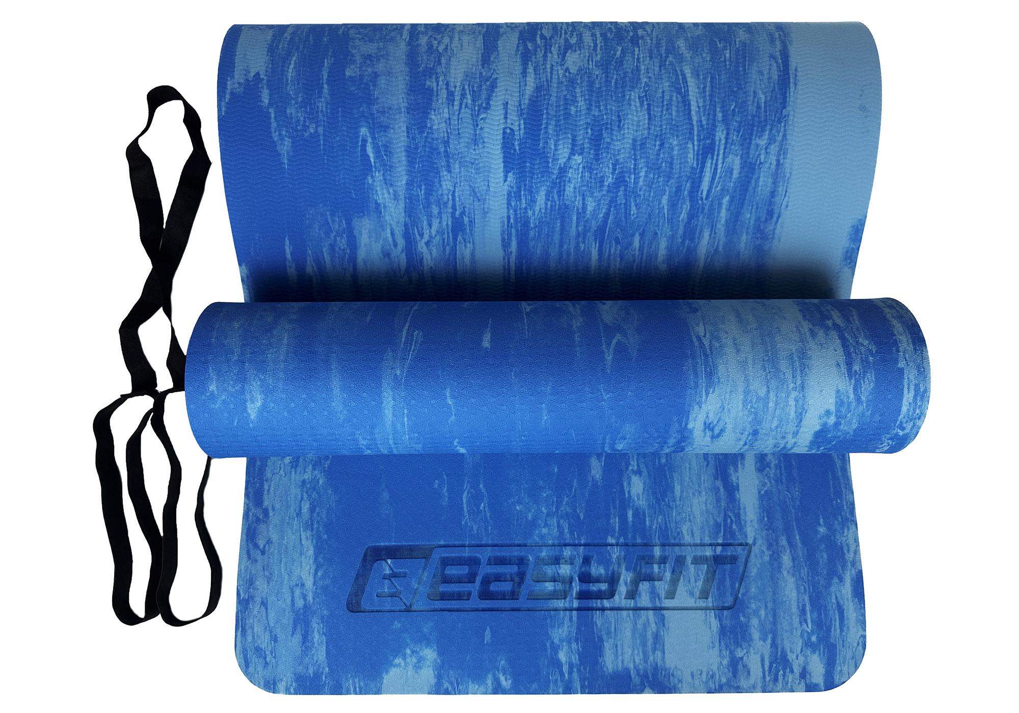 Коврик для йоги и фитнеса EasyFit s-EVA Mat 8 мм Синий (EF-1911-В) - фото 2 Коврик для йоги и фитнеса EasyFit s-EVA Mat 8 мм Синий (EF-1911-В) - фото 2