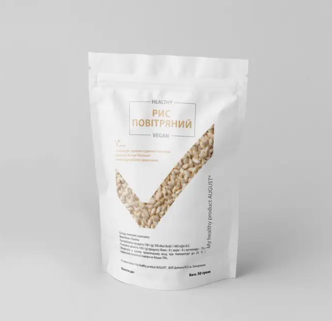 Рис воздушный My healthy product AUGUST 50 г (1968786406)