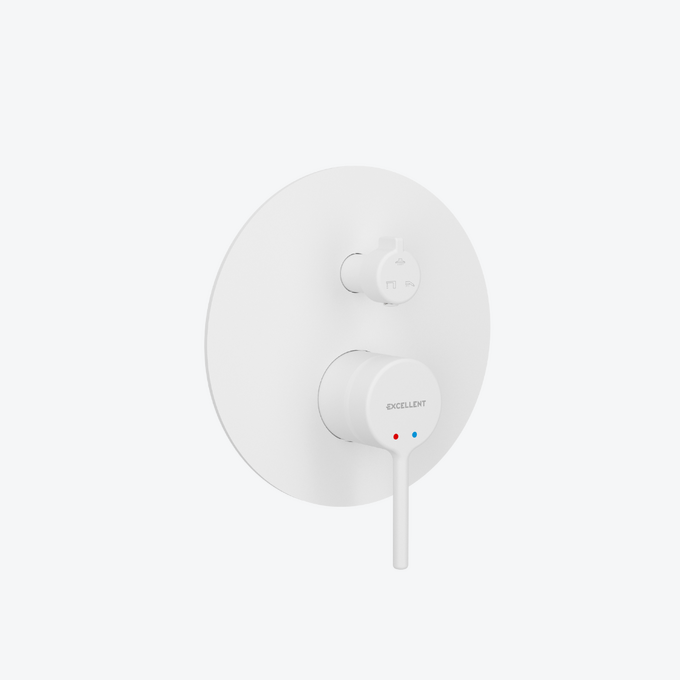 Смеситель скрытого монтажа Excellent PI 3-функциональный Белый матовый (AREX.1247WH)