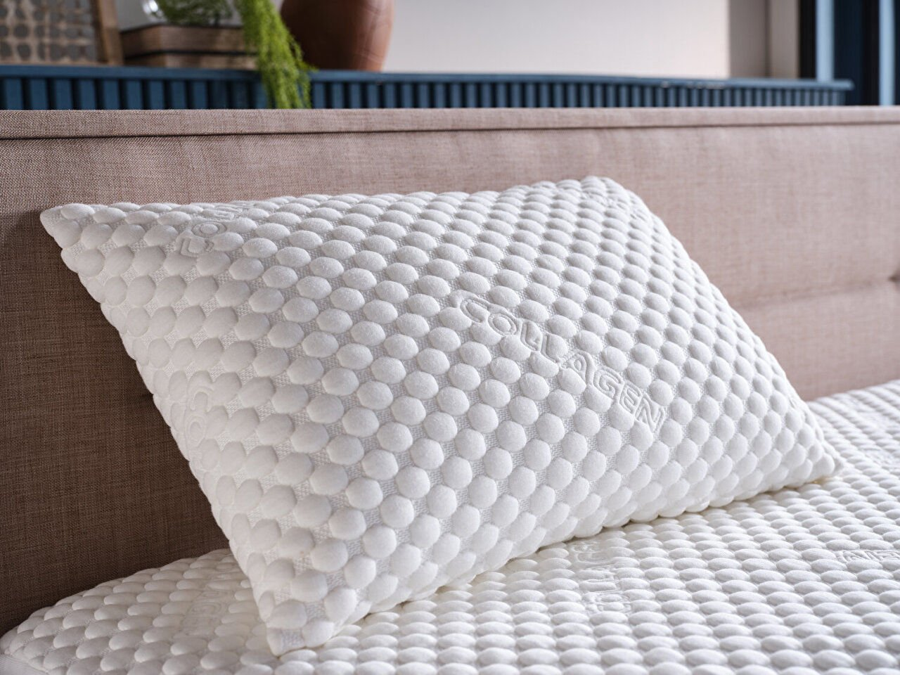 Подушка OLIMPIA PILLOW VISCO COLLAGEN 40х60х15 см - фото 3 Подушка OLIMPIA PILLOW VISCO COLLAGEN 40х60х15 см - фото 3