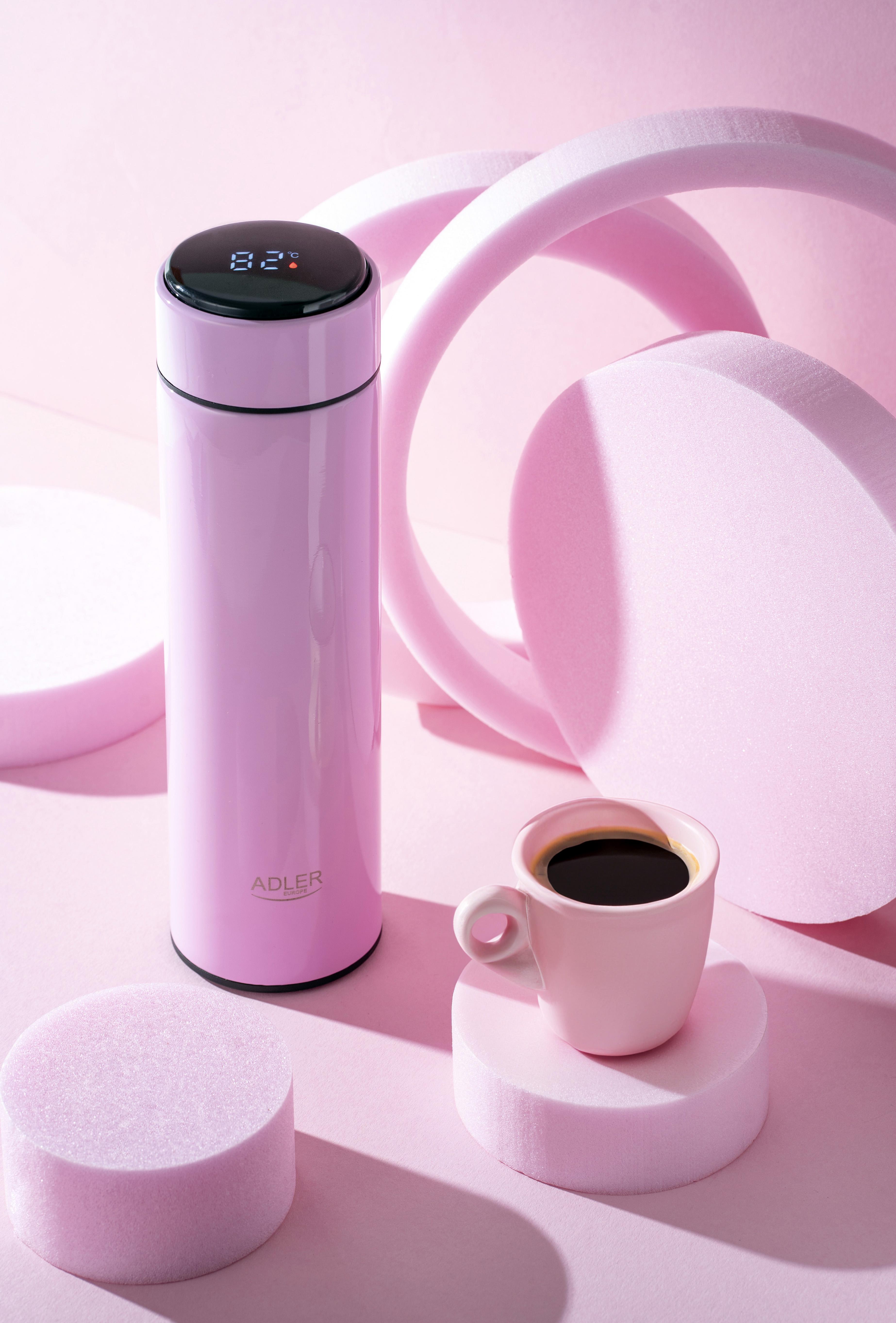Термос Adler LED 473 мл Pink (AD4506p) - фото 10