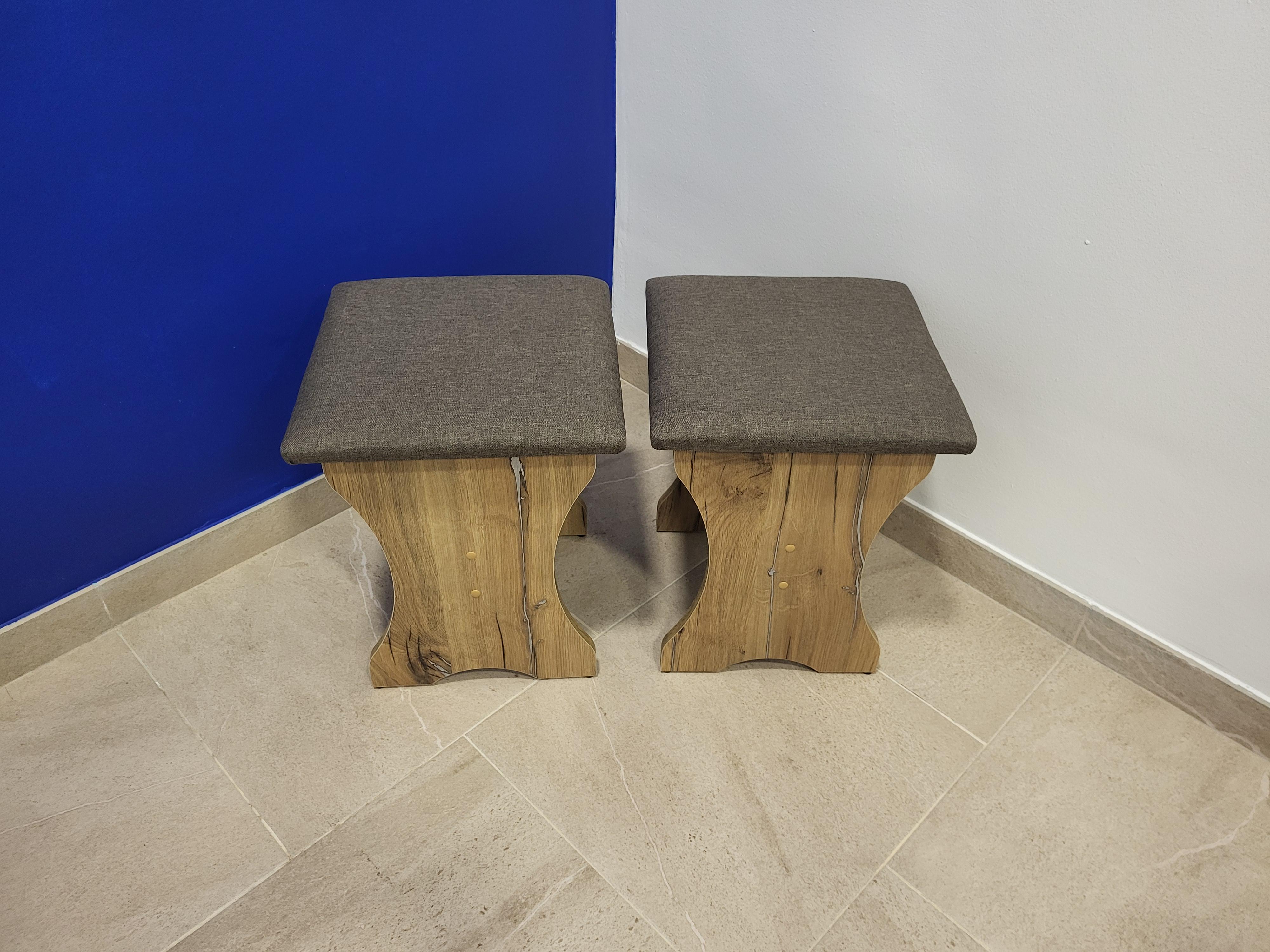 Комплект табуретов Семейный 35х35х44 см 2 шт. Дуб Флагшток/Дорандо (TT-DF-D)