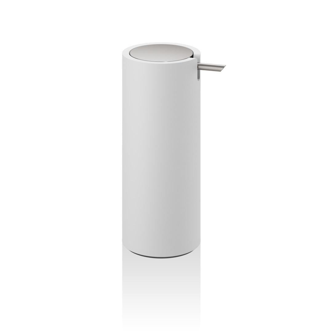 Дозатор для жидкого мыла Decor Walther STONE SSP White matt/Stainless steel matt (0972355) Дозатор для жидкого мыла Decor Walther STONE SSP White matt/Stainless steel matt (0972355)
