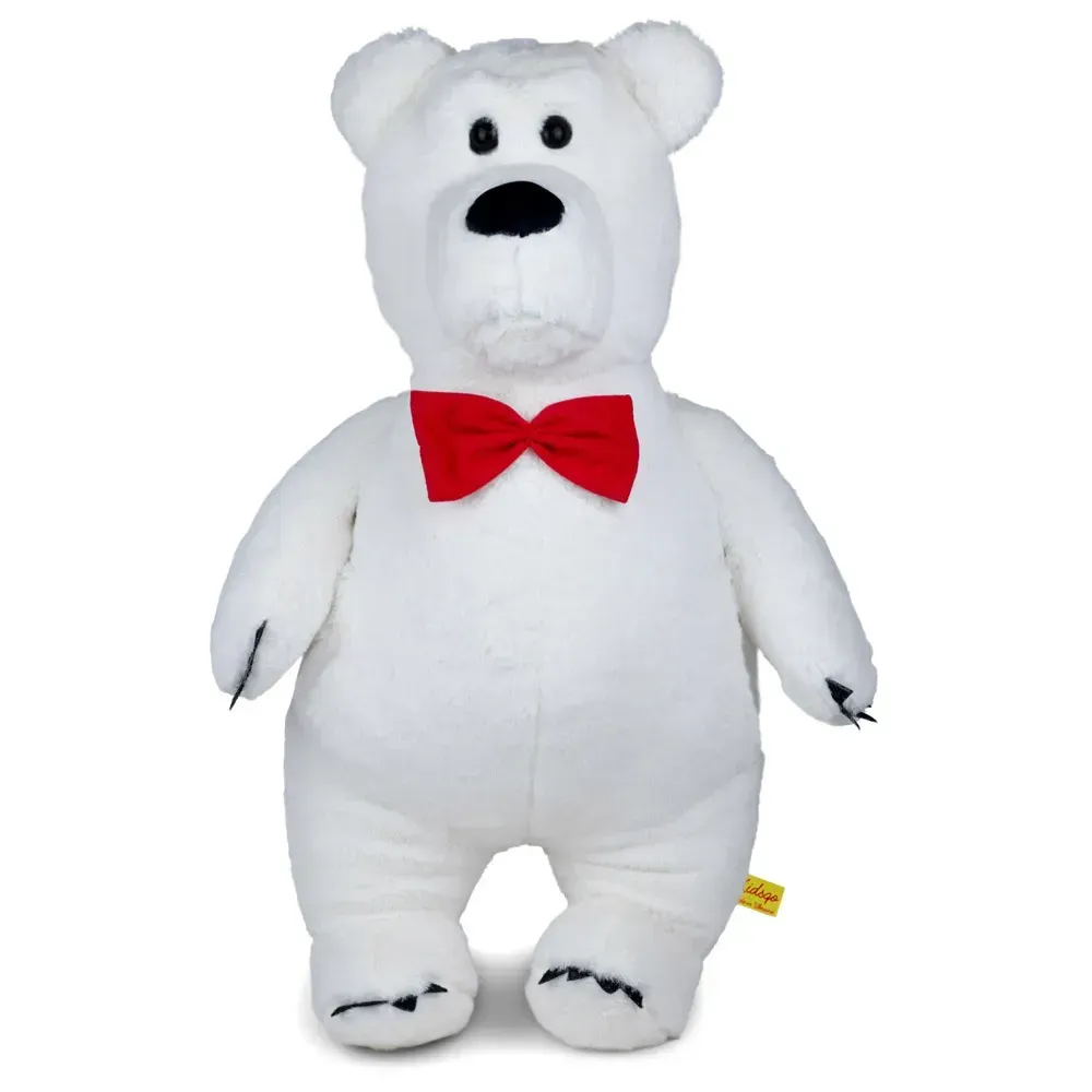 Мягкая игрушка Kidsqo Медвежонок Берри с карманами из микроплюша 60 см Белый (150-98-KD740)