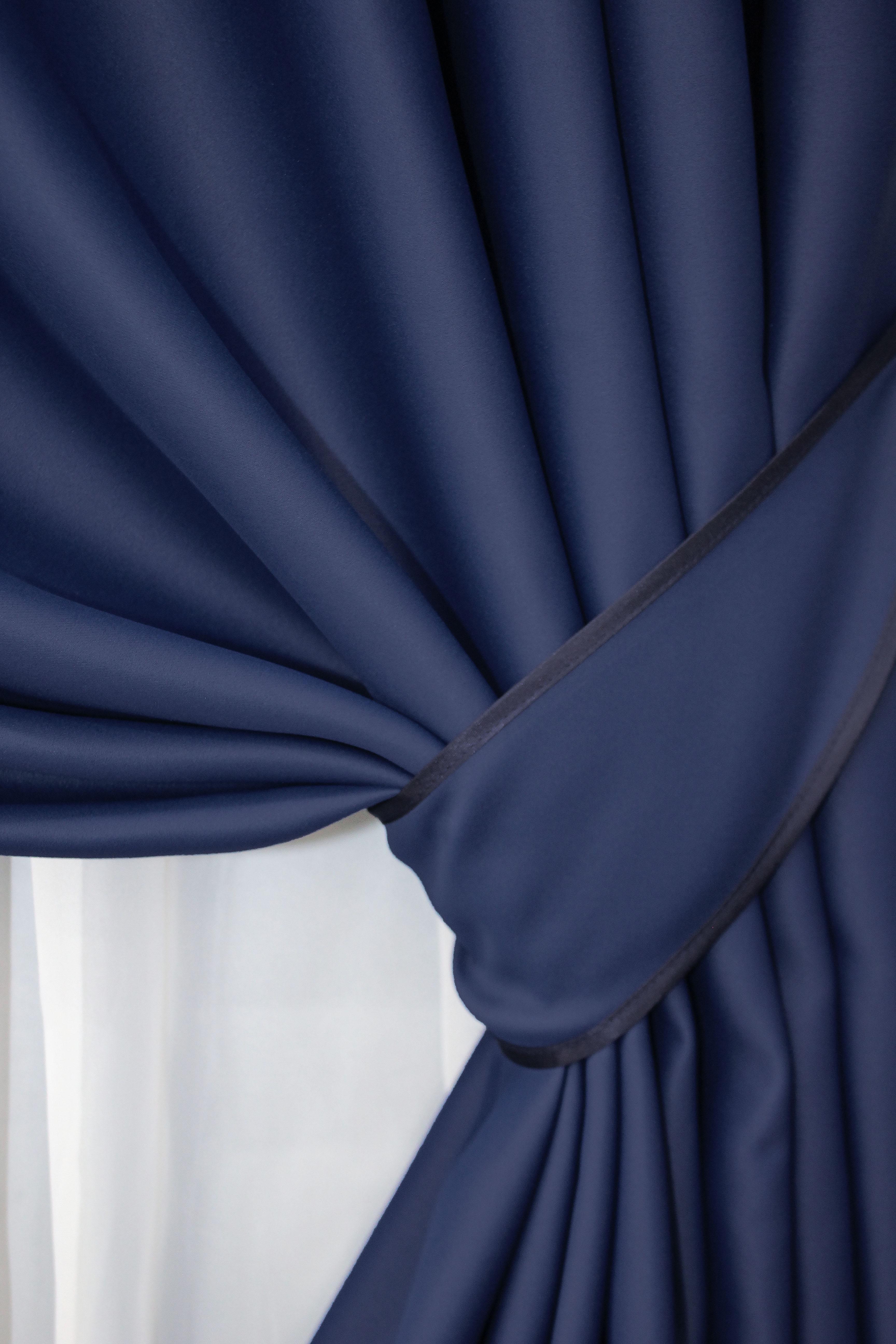 Комплект штор VR-Textil Fusion Dimout №831ш 100х270 см 2 шт. Синий (31-221) - фото 5 Комплект штор VR-Textil Fusion Dimout №831ш 100х270 см 2 шт. Синий (31-221) - фото 5