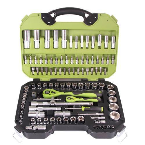 Набор инструментов Alloid универсальный 108 пр. 6-гранный трещотки 72 зуба 1/4-1/2" (TS-108)