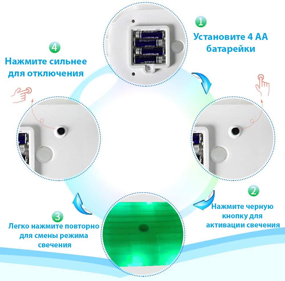 Гойдалка дитяча WCG Glow з підсвічуванням (2371513913) - фото 4