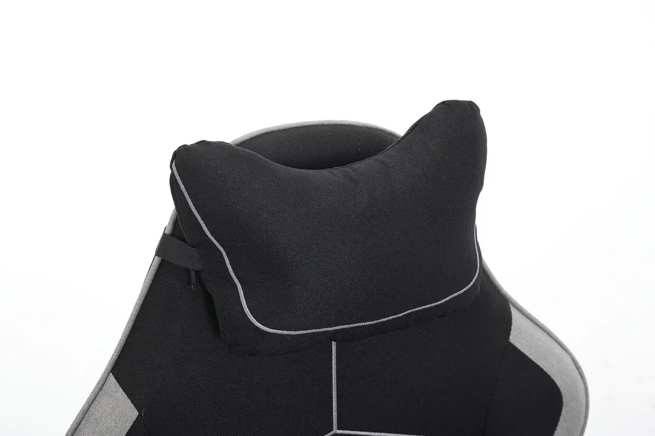 Крісло ігрове комп'ютерне Deus ED09 текстиль з підставкою для ніг Чорний (2978) - фото 9 Крісло ігрове комп'ютерне Deus ED09 текстиль з підставкою для ніг Чорний (2978) - фото 9