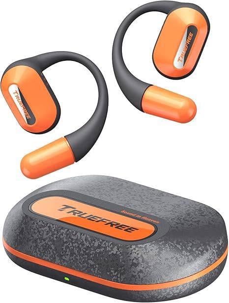 Наушники TrueFree O2 беспроводные Bluetooth 5.3 водонепроницаемые для спорта тренировок 22 часа Серый