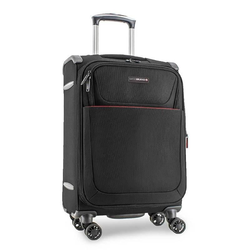 Валіза на 4-х колесах Swissbrand Fairview M 63-72,5 л Black (DAS301876)