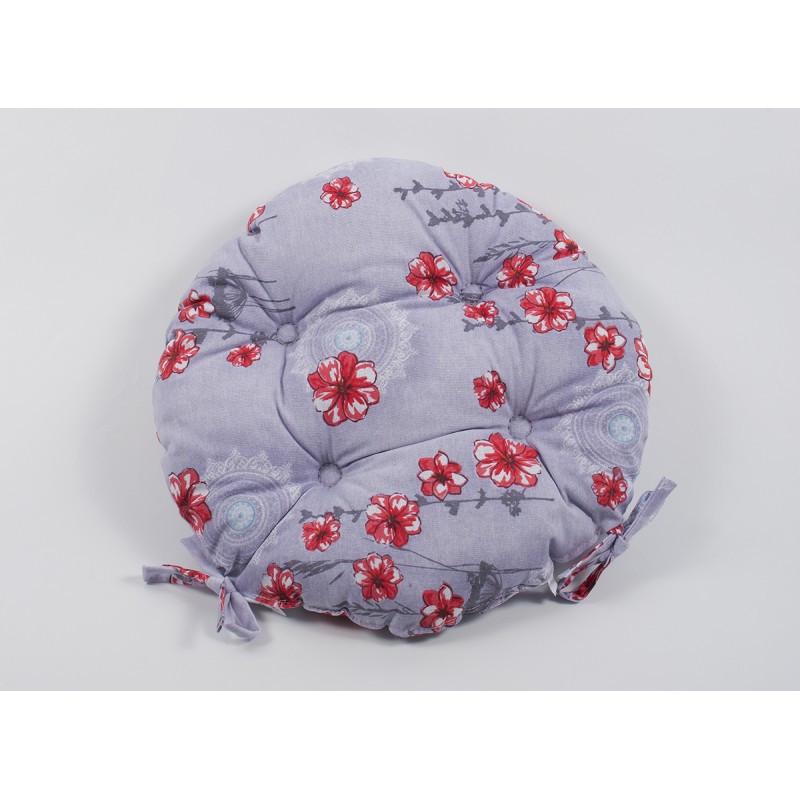 Подушка на стул Lotus Osaka с завязками Красный (2000022191111)