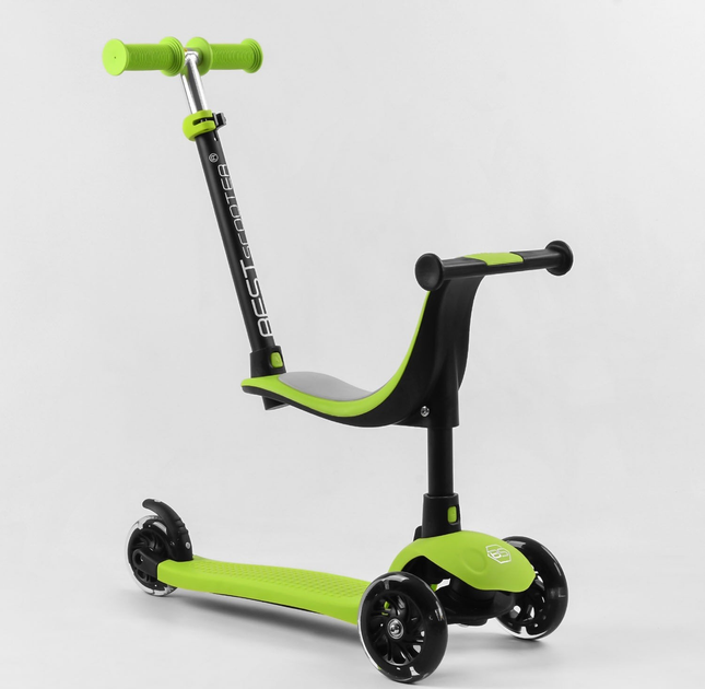 Самокат трехколесный Best Scooter PL-315/4 колеса PU со светом/сиденья/родительская ручка (25281745) Самокат трехколесный Best Scooter PL-315/4 колеса PU со светом/сиденья/родительская ручка (25281745)