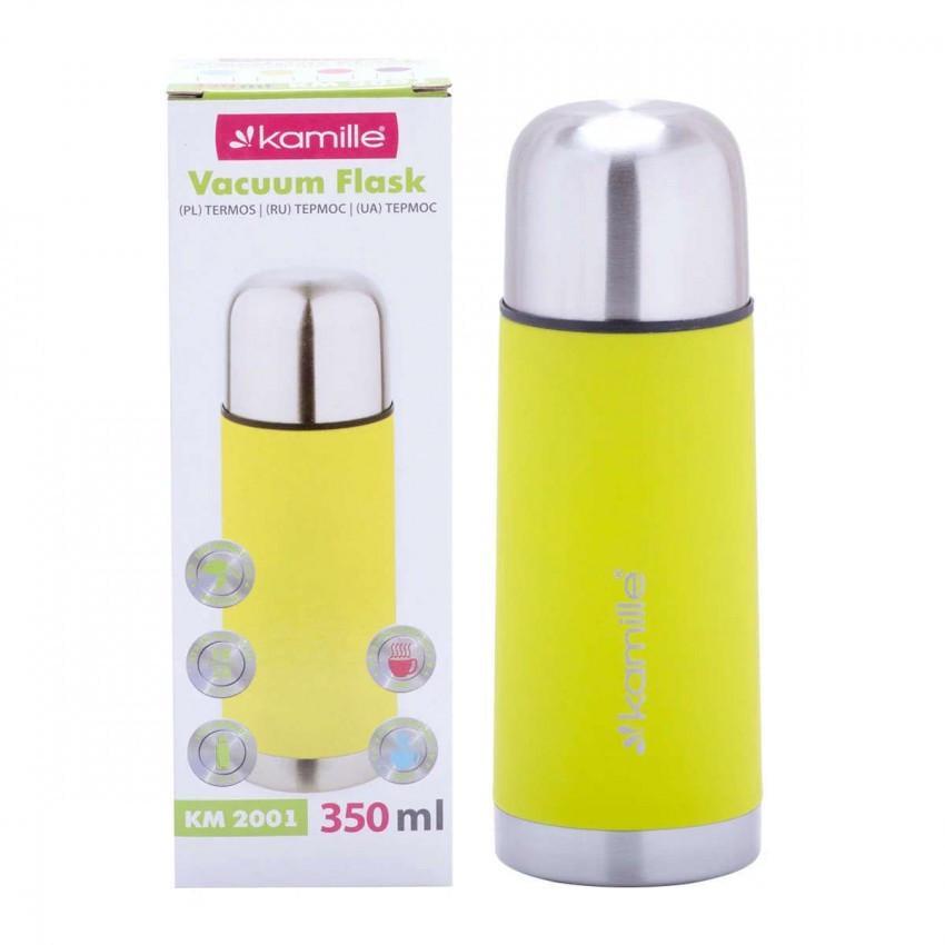 Термос Kamille КМ-2001 из нержавеющей стали 300 мл Салатовый (1103376079)