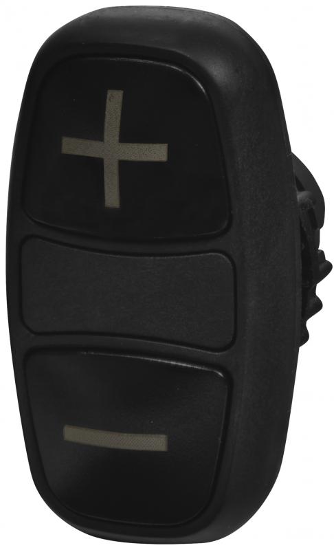 Кнопка керування ETI NSE-PB2/CC-PN Плюс-Мінус 22 мм без підсвічування Чорний (4774036)