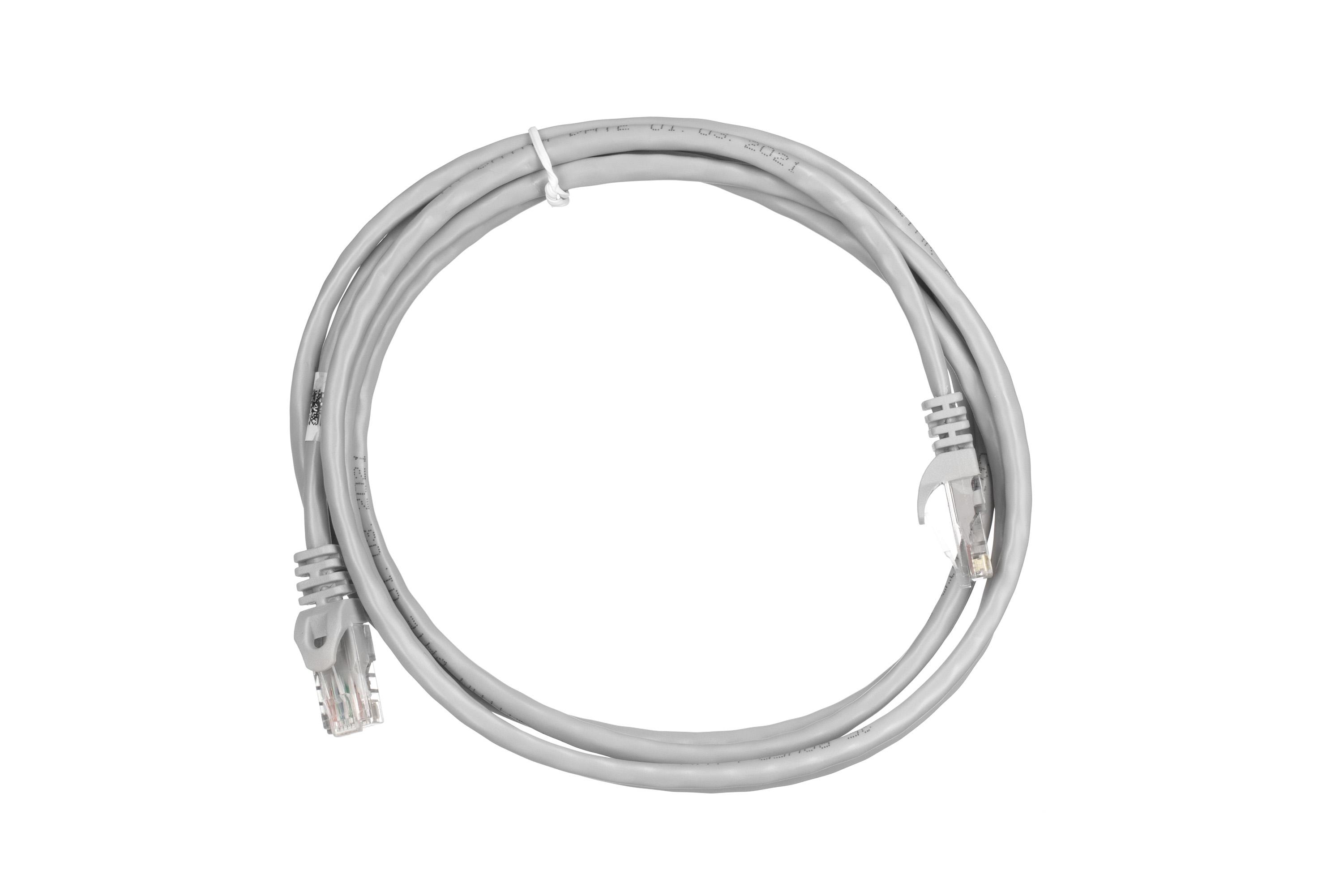 Патч-корд 2E Cat 5e 26AWG 2,2 м з екранованою крученою парою UTP Сірий (2E-PC5ECA-220GRY) - фото 2