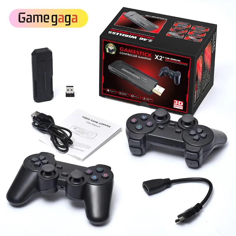 Ігрова консоль X2 Plus Pro HD 64Gb 31000+ ігор 2 бездротові джойстики з батарейками (1506) - фото 4 Ігрова консоль X2 Plus Pro HD 64Gb 31000+ ігор 2 бездротові джойстики з батарейками (1506) - фото 4