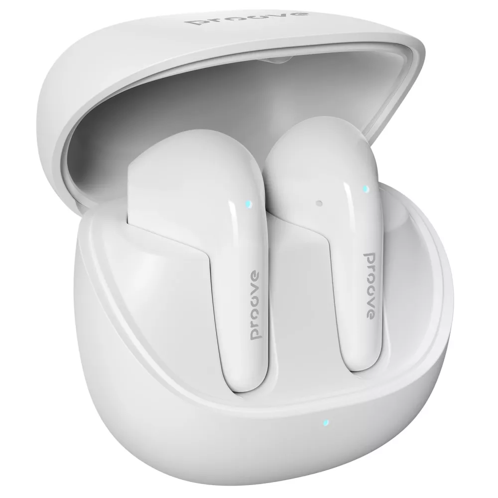 Наушники беспроводные Proove Logic TWS с кейсом 300 мА/ч Белый (631523)