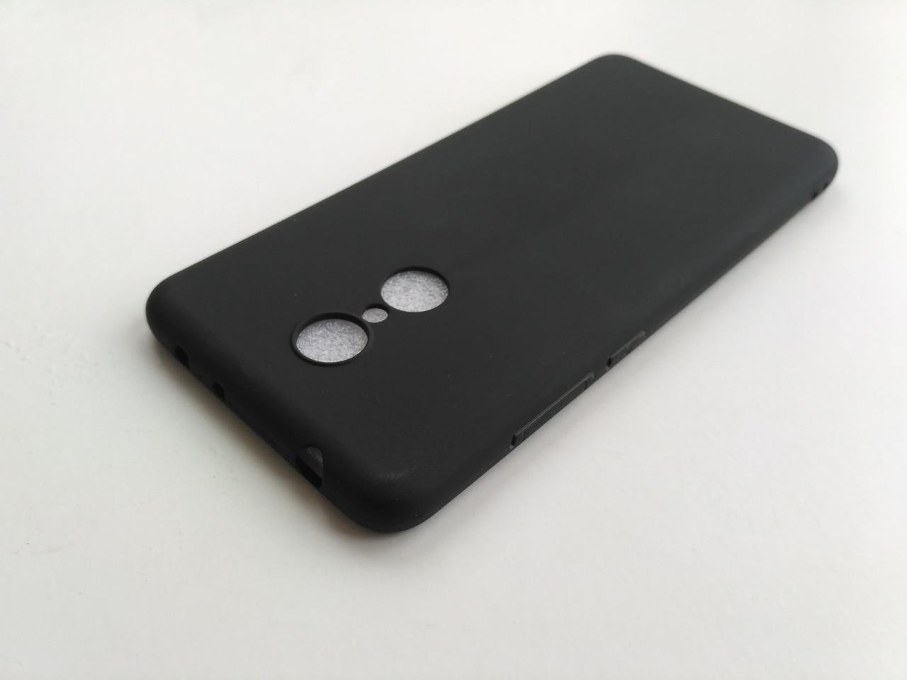 Силиконовый чехол Xiaomi Redmi 5 матовый Черный 1189P - фото 2 Силиконовый чехол Xiaomi Redmi 5 матовый Черный 1189P - фото 2