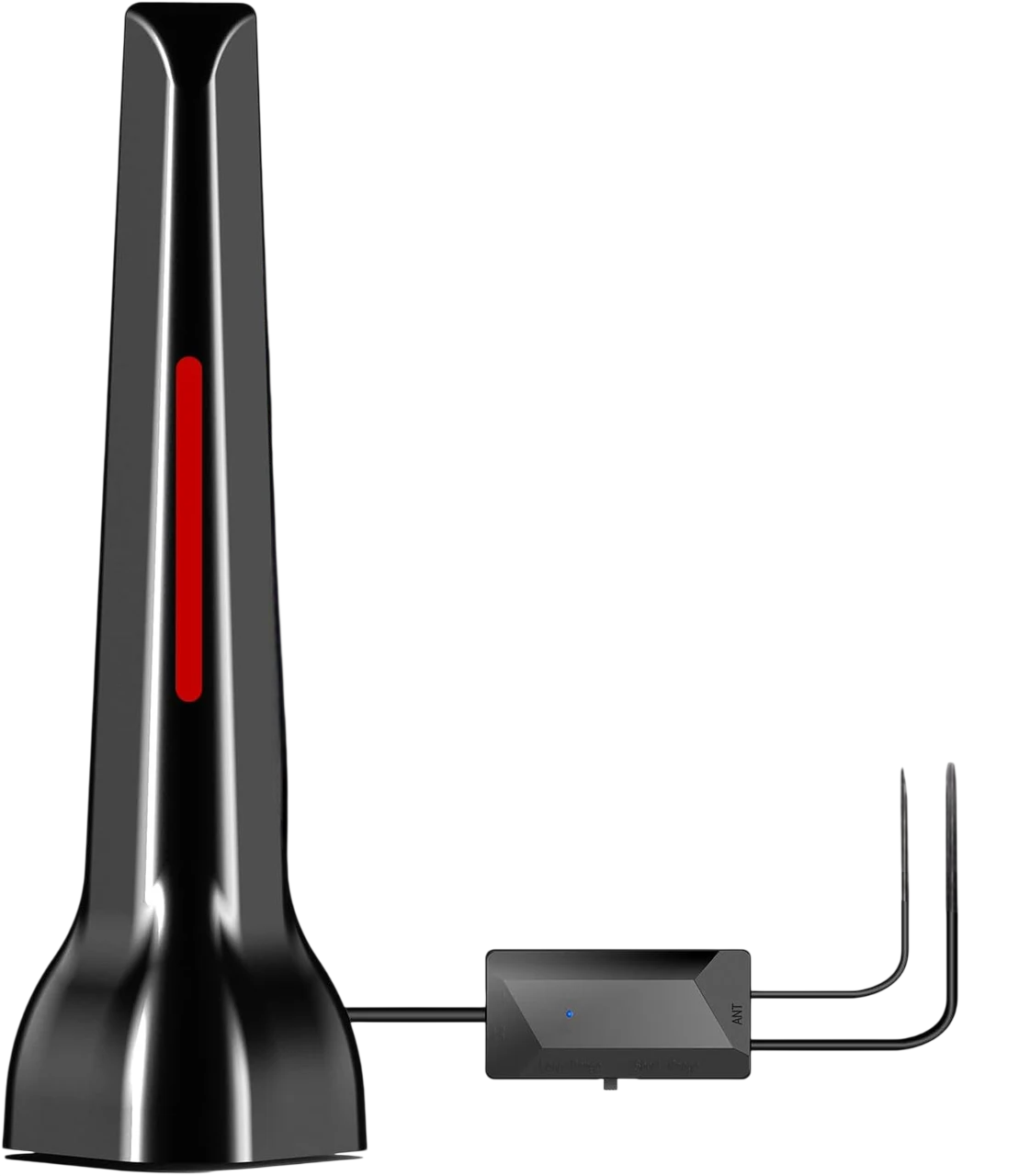Антена телевізійна кімнатна VOX DVB-T2 4k з підсилювачем 36 dBi HDTV (2976995008)