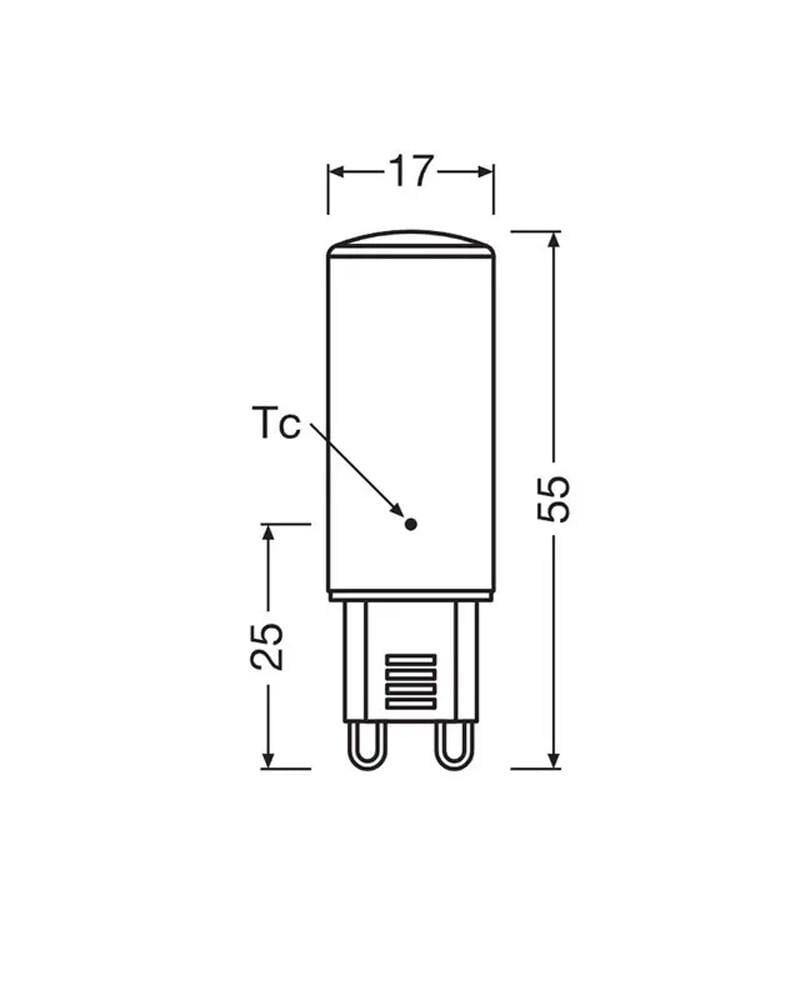 Світлодіодна лампочка Osram 4058075432482 LED PIN48 G9 1x4,5W 4000K 600Lm IP20 - фото 4 Світлодіодна лампочка Osram 4058075432482 LED PIN48 G9 1x4,5W 4000K 600Lm IP20 - фото 4
