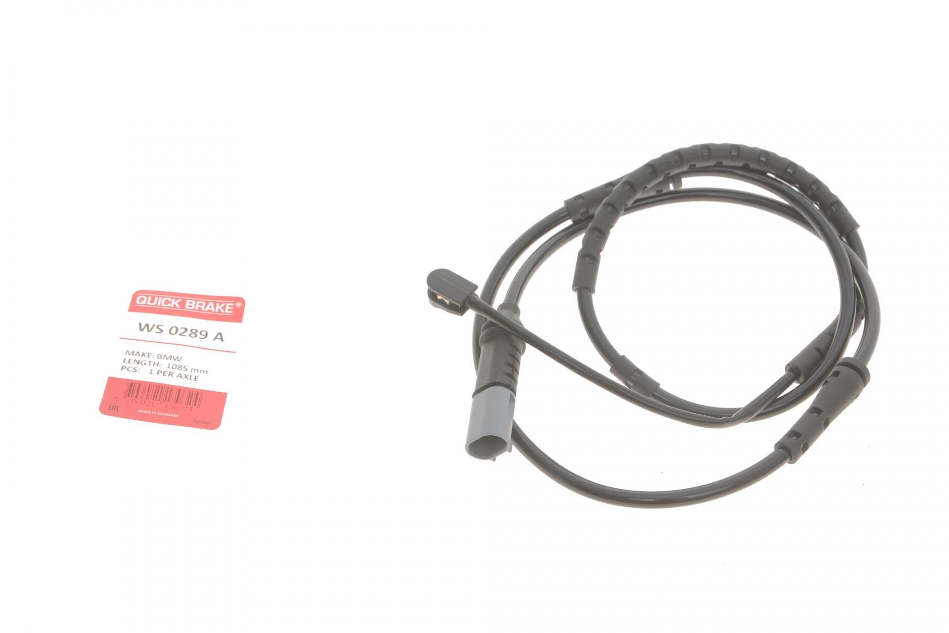 Датчик износа тормозных колодок передних BMW 5 F10/6 F06/7 F01/F02/F03/F04 09- (WS 0289 A)