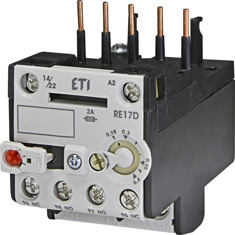 Реле теплове ETI RE17D-0,4 0,28-0,4 A для CE/CAE/CE17 (4641400)