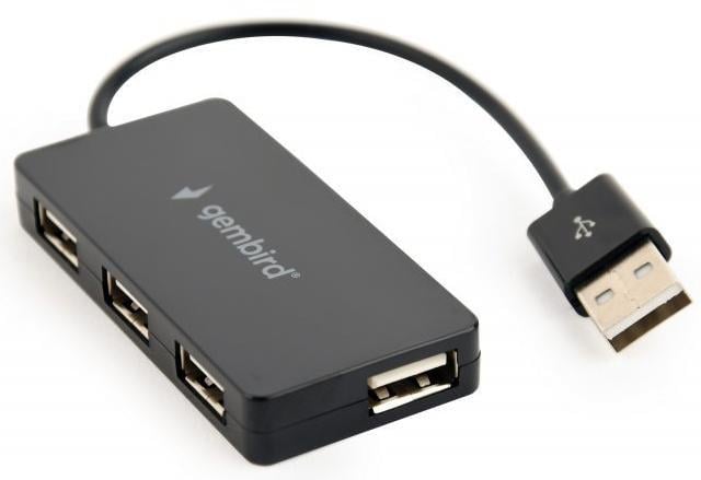 USB-хаб Gembird UHB-U2P4-04 Black