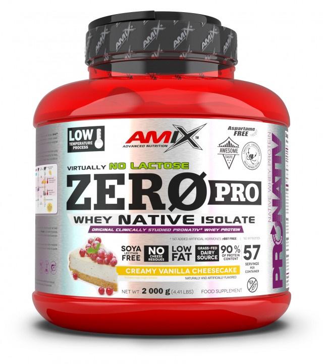 Протеин Amix Nutrition ZeroPro Protein 2000 г 57 порций Creamy Vanilla Cheescake