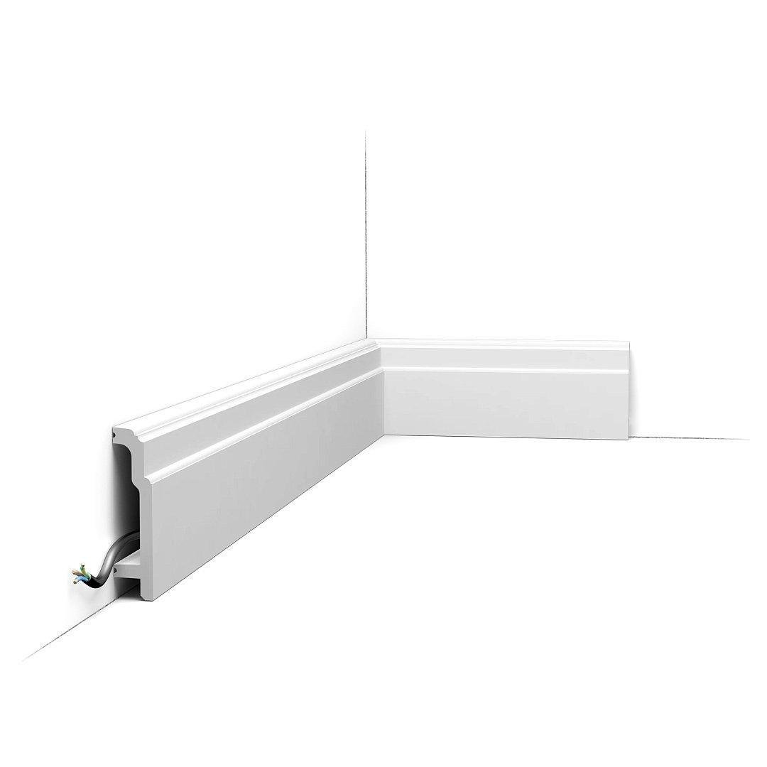 Плинтус дюрополимерный Orac SX155 жесткий 108х25х2000 мм (29283023)