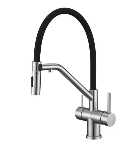 Смеситель для кухни KOER KI-72035-02 с выходом для питьевой воды (KR5815)