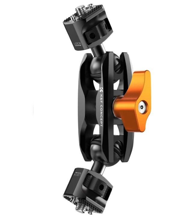 Держатель шарнирный K&F Concept Magic Arm KF31/082 с двойной шаровой головкой