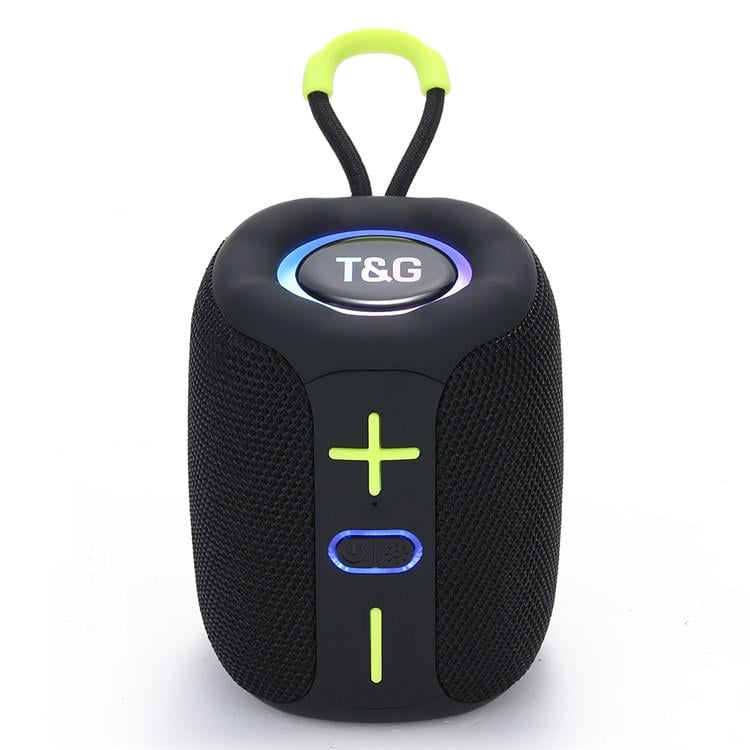 Портативная колонка TG658 Bluetooth 8 W с RGB подсветкой Black (593985)