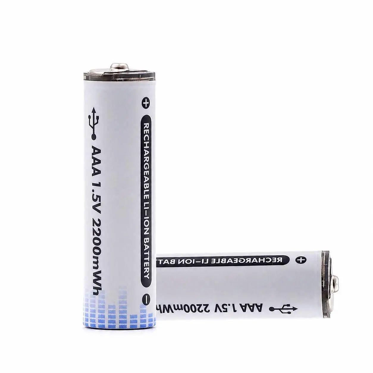 Набор аккумуляторов Kingtianli AAA с разъемом Type-C 2 шт. 1,5V 1350 mAh (10598)