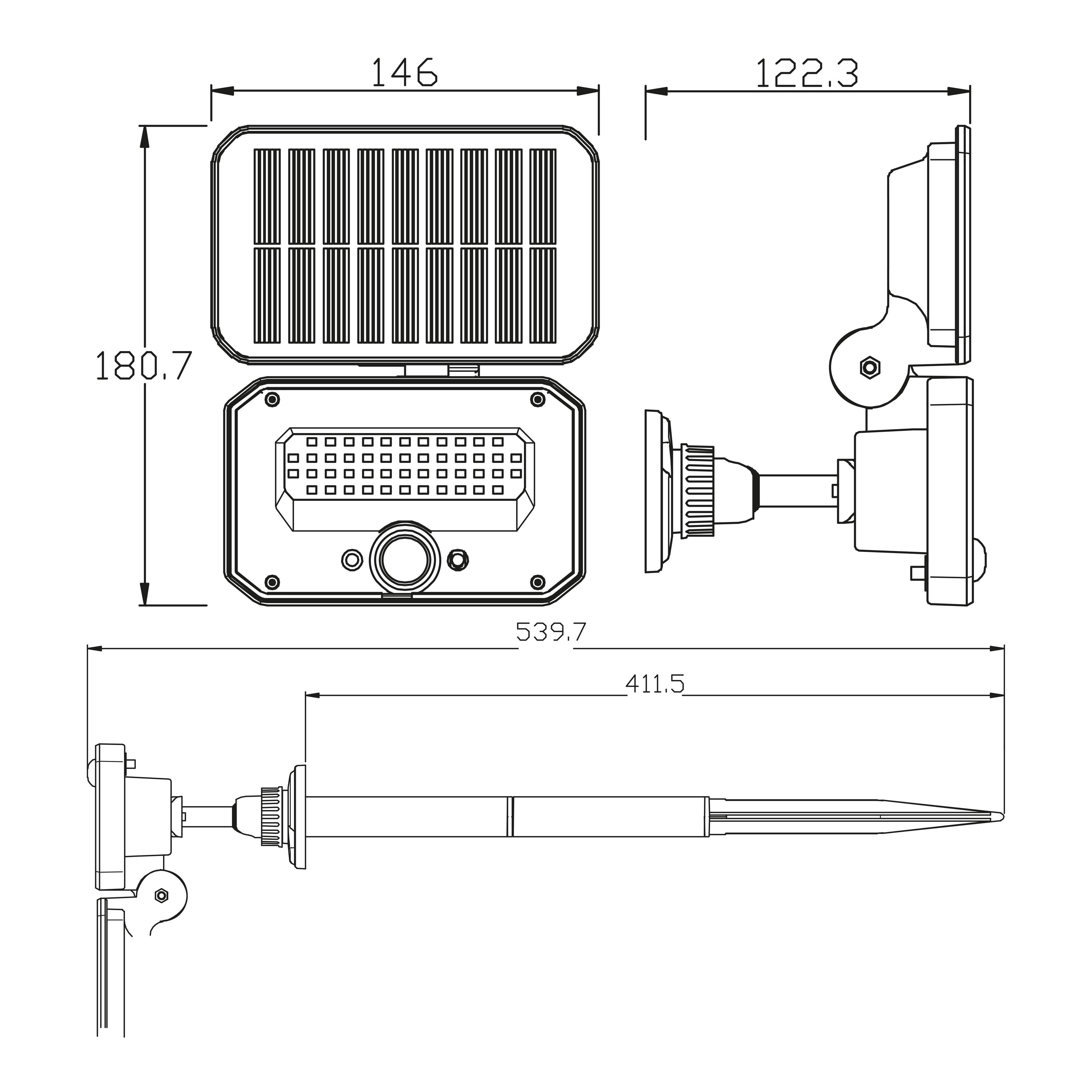 Светильник на солнечной батарее HOROZ ELECTRIC Sparrow-16 10 Вт 6400К (068-022-0016-010) - фото 4