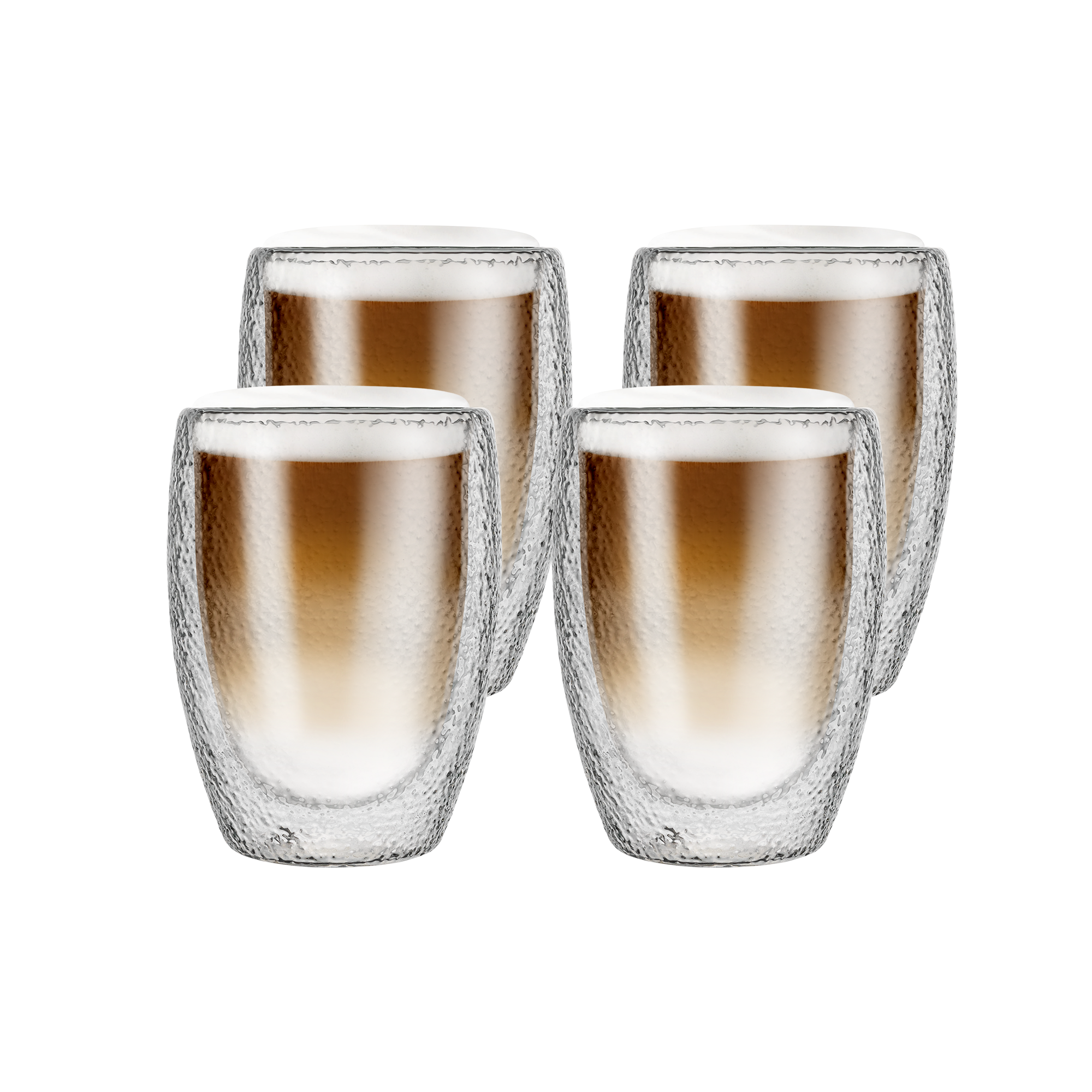 Набір склянок з подвійними стінками 350 мл 4 шт. (24407993)