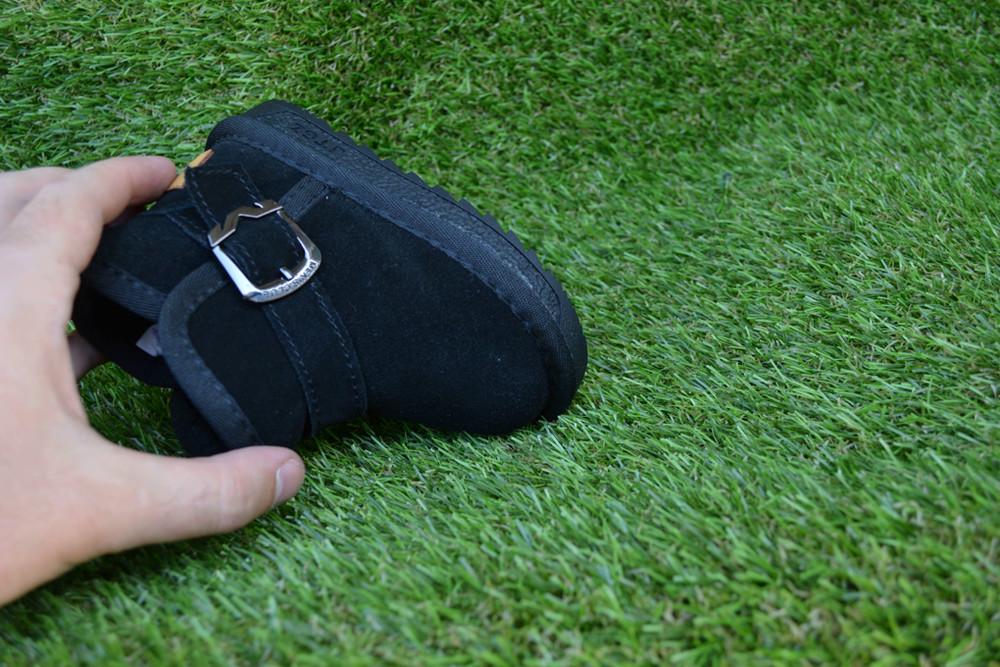 Уггі дитячі низькі замшеві для малюків р. 24 Black (11376835) - фото 4