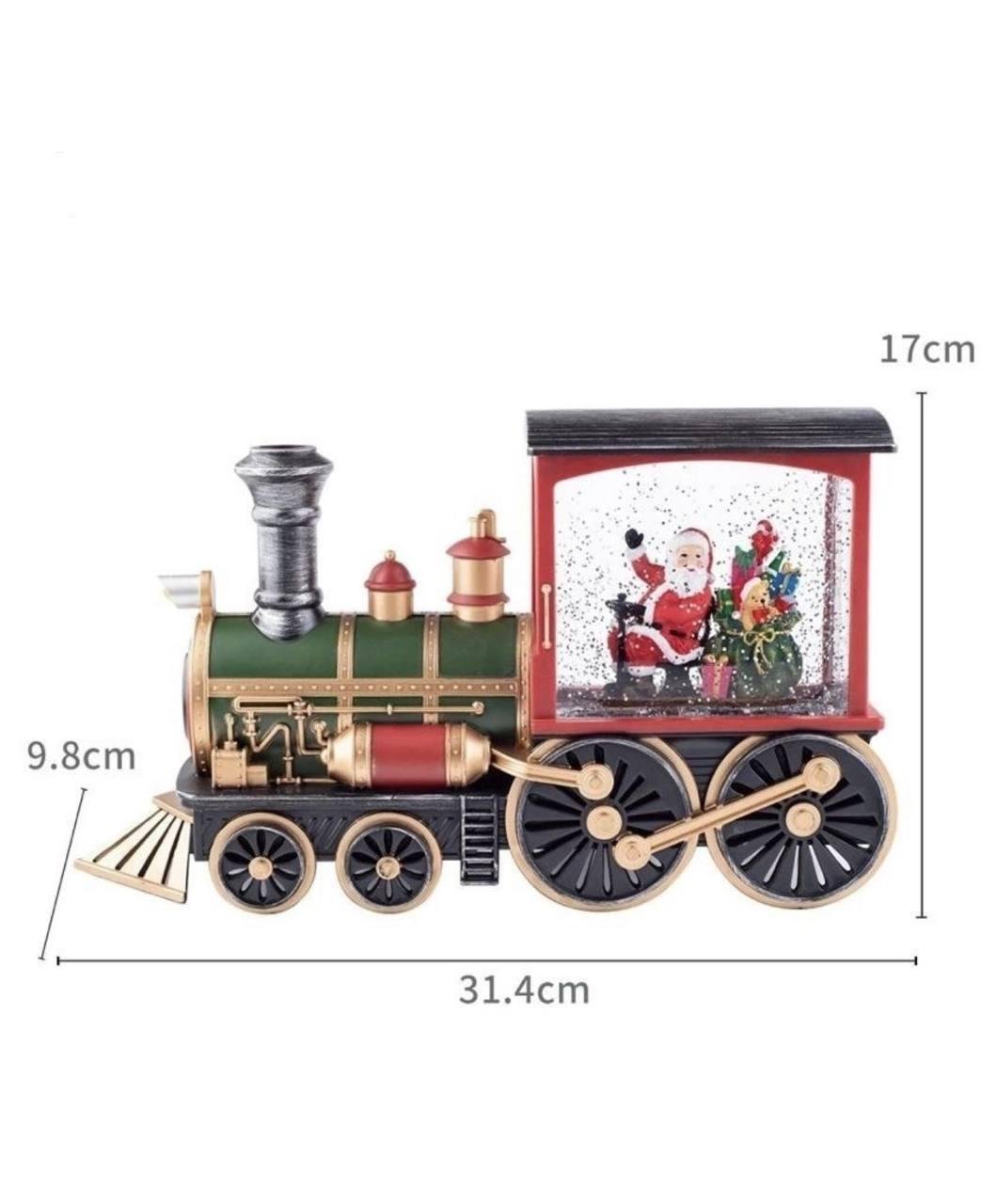 Ліхтар музичний новорічний Різдвяний поїзд на батарейках та від USB 32 см (26140881) - фото 7 Ліхтар музичний новорічний Різдвяний поїзд на батарейках та від USB 32 см (26140881) - фото 7