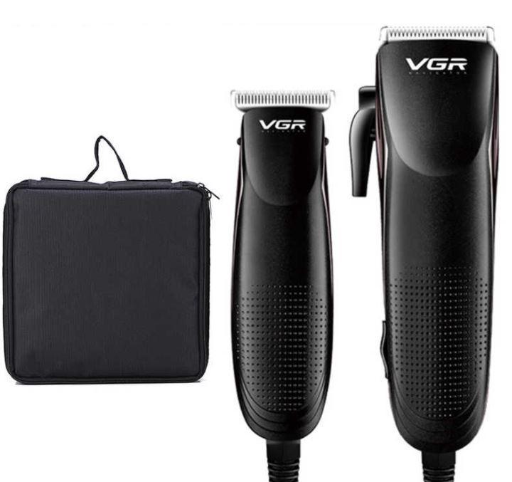Набір для стрижки волосся мережевий VGR V-023 машинка і тример