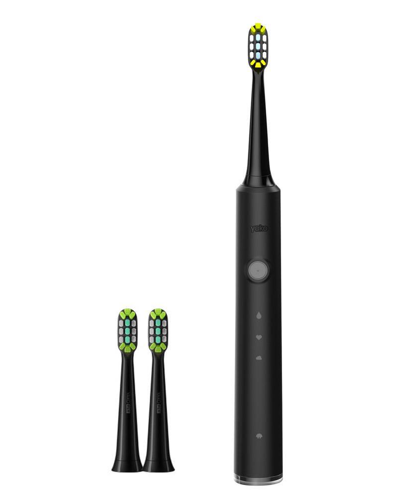 Электрическая зубная щетка YAKO K1 3 насадки Black (3771)