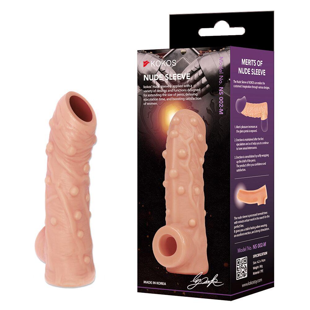 Насадка на член Kokos Nude Sleeve NS 002 S (36396520)