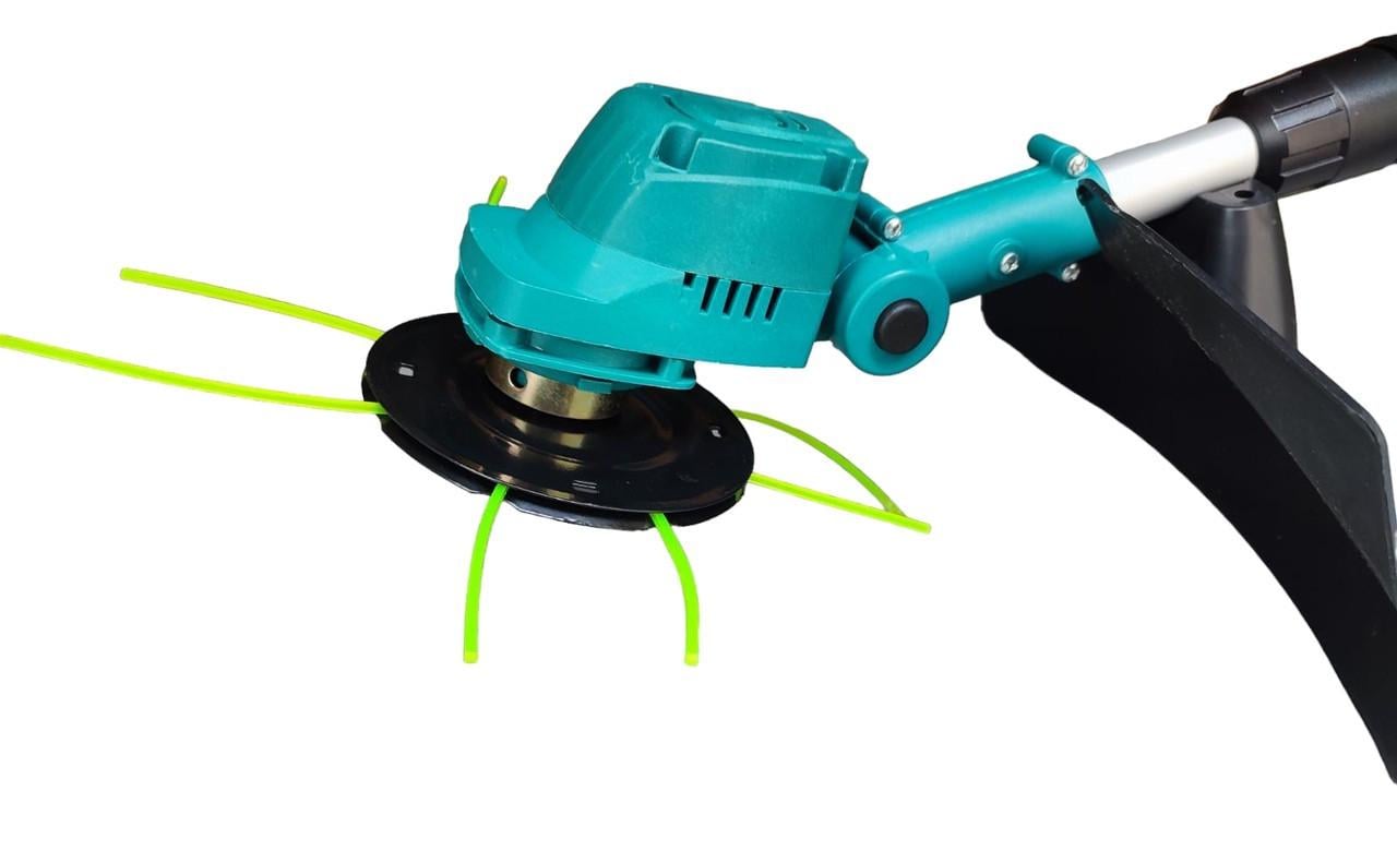 Тример безщітковий для трави з ліскою та ножем THO 48 V акумуляторний з 2 акумуляторами та телескопічною рукояткою - фото 12 Тример безщітковий для трави з ліскою та ножем THO 48 V акумуляторний з 2 акумуляторами та телескопічною рукояткою - фото 12