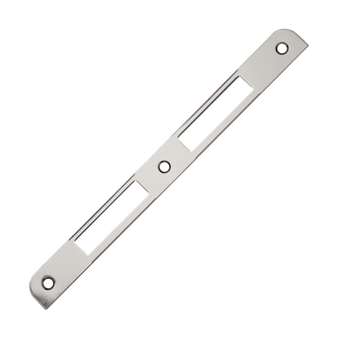 Ответная планка для замка AGB Sicurezza усиленная ровная Никель (B00590.09.06)